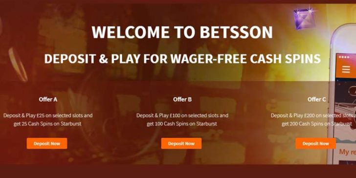 Betsson deposit bonus terms and conditions